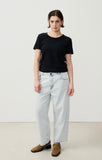 American Vintage Gamipy Short Sleeve Top in Black