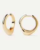 Pdpaola Riba Hoops in Gold