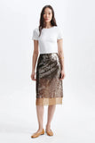 Vanessa Bruno Heasy Skirt in Gold