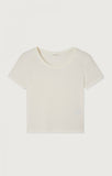 American Vintage Gamipy Short Sleeve Top in White