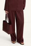 Style In Meike Trousers in Bordeaux