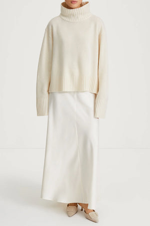 Style In Hilary Merino Sweater in Cream