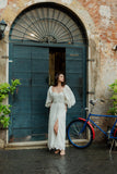 Sundress Violette Long Dress in White