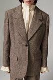 Day Birger Et Mikkelson Wales Tartan Jkt in Brown