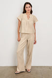 Rails Sayer Top in Flax