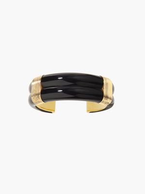 Aurelie Bidermann Katt Bracelet Grand in Black