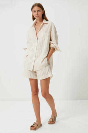 Charlie Joe Tini Short in Beige