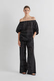 Mei Meij Stitch Blouse in Mono