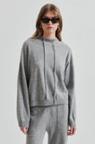 Second Female Lounge Knit Hoodie in Grey