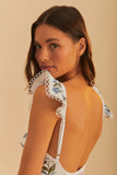 Farm Rio Sweet Bouquet One Piece in Off White