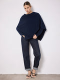 Not Shy Auguste Poncho in Navy