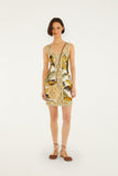 Farm Rio Trancoso Mini Dress in Sand