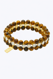 Talis Chains Bracelet Alabama Bracelet in Tigers Eye