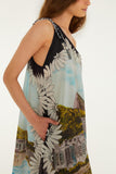 Farm Rio Copacabana Beach Maxi Dress in Multi