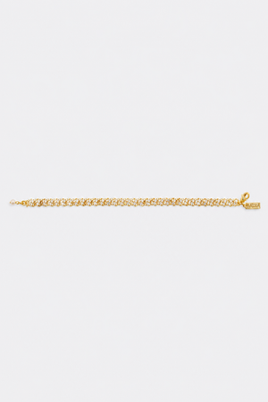 Talis Chains Ridged Tennis Bracelet in Gold