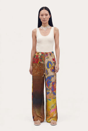 120% Lino Trousers in Multi