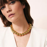 Vanessa Baroni Small Beads Necklace in Gold