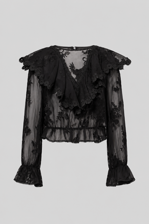 Paige Akari Blouse in Black