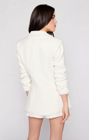 Cinq A Sept Boucle Khloe Blazer in Gardenia