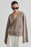 Second Female Alpha Cardigan in Rock