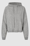 Second Female Lounge Knit Hoodie in Grey