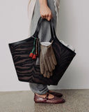 Day Et Zebra Work Tote in Coffee