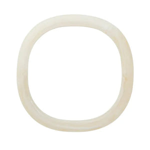 Vanessa Baroni Soft Edge Bangle in Pearl Marble