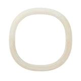 Vanessa Baroni Soft Edge Bangle in Creme Brulee Marble
