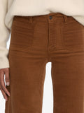 Frame Le Slim Palazzo Modernist Pocket in Maple Brown
