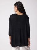 Not Shy Emilie Tee in Black