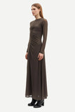 Samsoe Saandrea Dress in Coffee