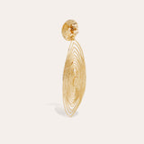 Gas Bijoux Long Wave Drop Earrings