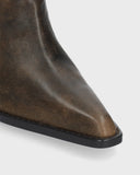 Lola Cruz Kara Western Boots in Chocolate