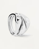 Pdpaola Sugar Ring Set in Silver