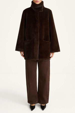 Style In Hilani Coat in Coffee