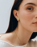 Edblad Barley Studs in Gold