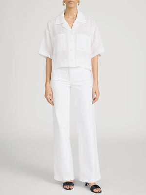 Frame Le Slim Palazzo in White