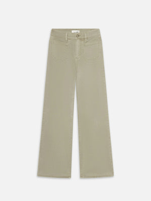 Frame Le Slim Palazzo Modernist Pocket in Thyme