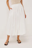 Rails Cala Bubble Hem Skirt in White