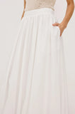 Rails Cala Bubble Hem Skirt in White