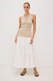 Rails Cala Bubble Hem Skirt in White