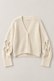 Solocascmir Cardi in Panna
