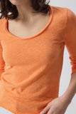 American Vintage Sonoma Long Slv in Orange