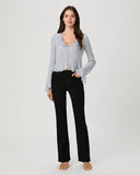 Paige High Rise Laurel Canyon in Black