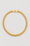 Talis Chains Braided Mesh Choker in Gold