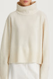 Style In Hilary Merino Sweater in Cream