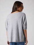 Not Shy Aimee Jumper in Grey