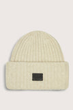 Varley Elva Chunky Rib Beanie in Cream