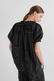 Mei Meij Stitch Blouse in Mono