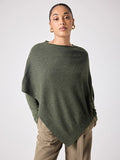 Not Shy Auguste Poncho in Ash